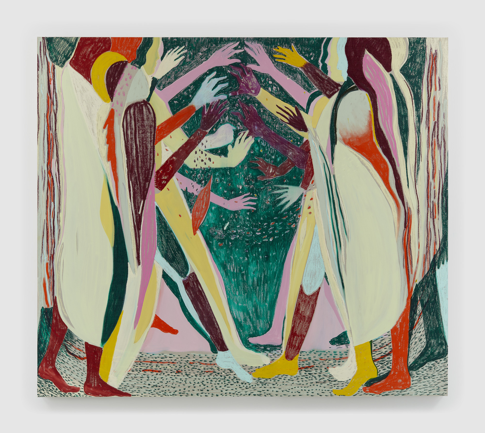 Face Off and Hand Off by Jules de Balincourt