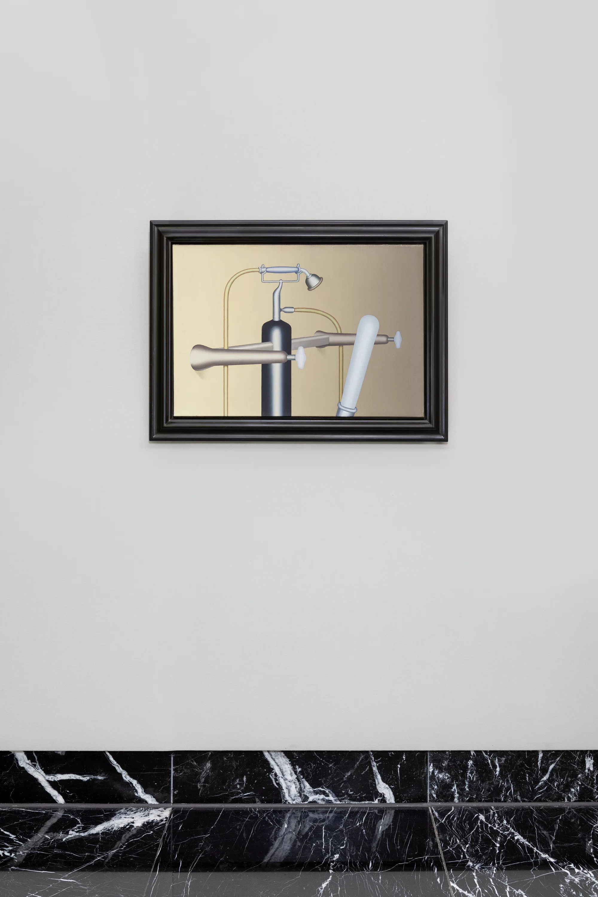 Die schöne Hausfrau by Konrad Klapheck