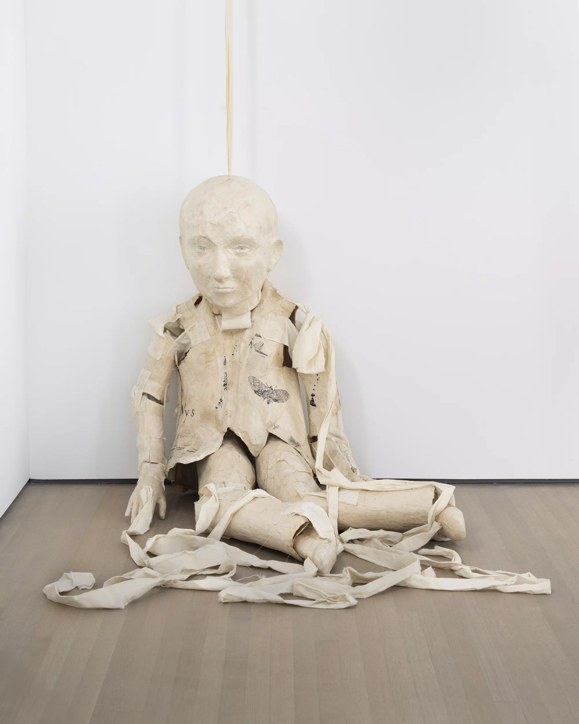 Puppet with Moth by Kiki Smith