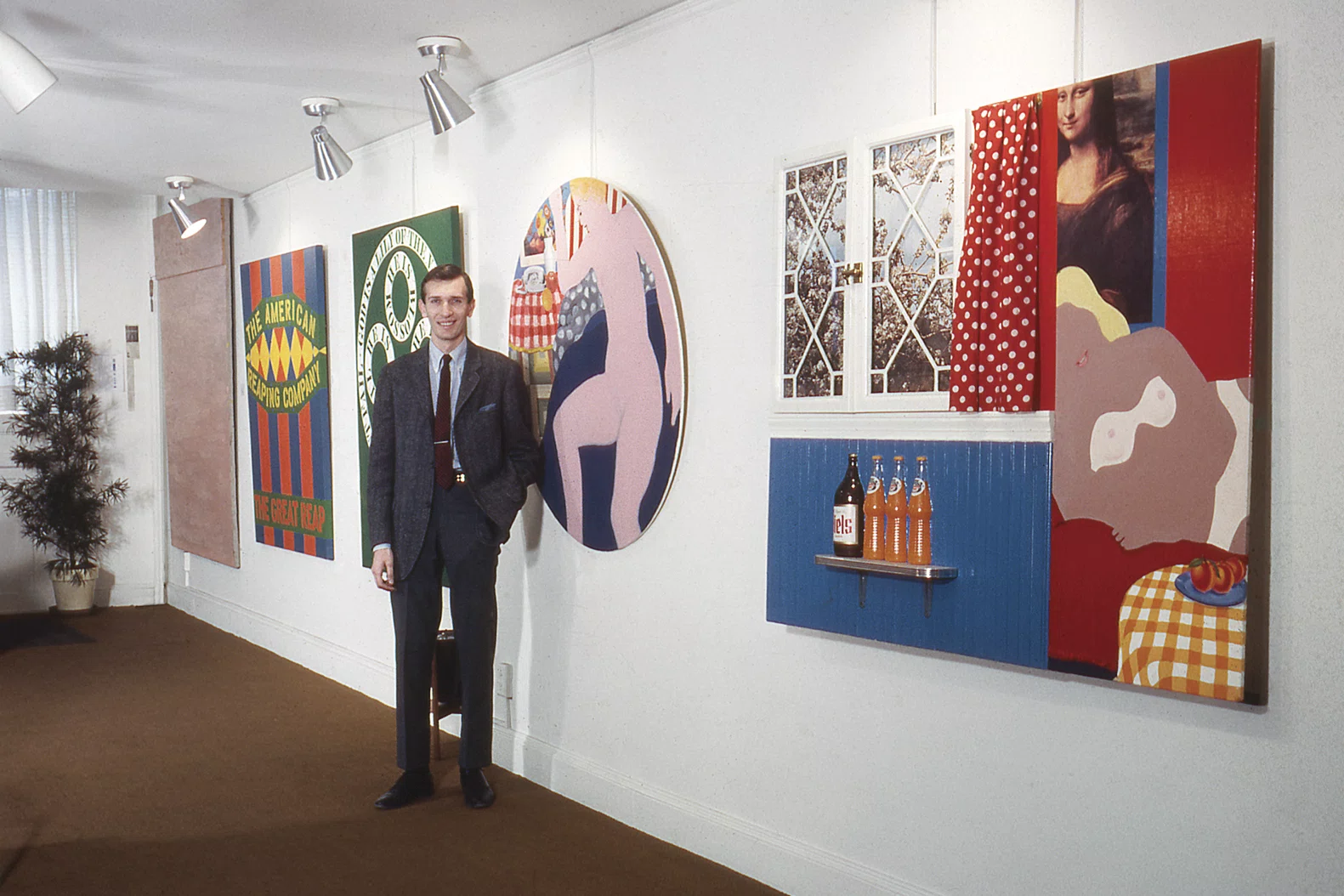 Installation view of Stock Up for the Holidays: An Anthology of Pop Art