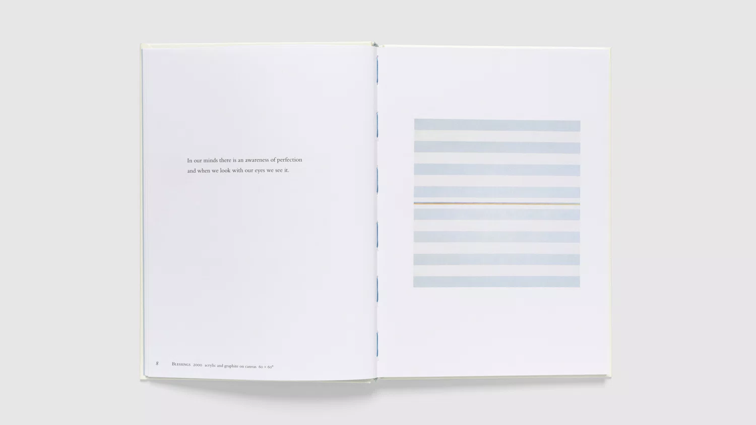 Interior Spread of Agnes Martin: On Beauty